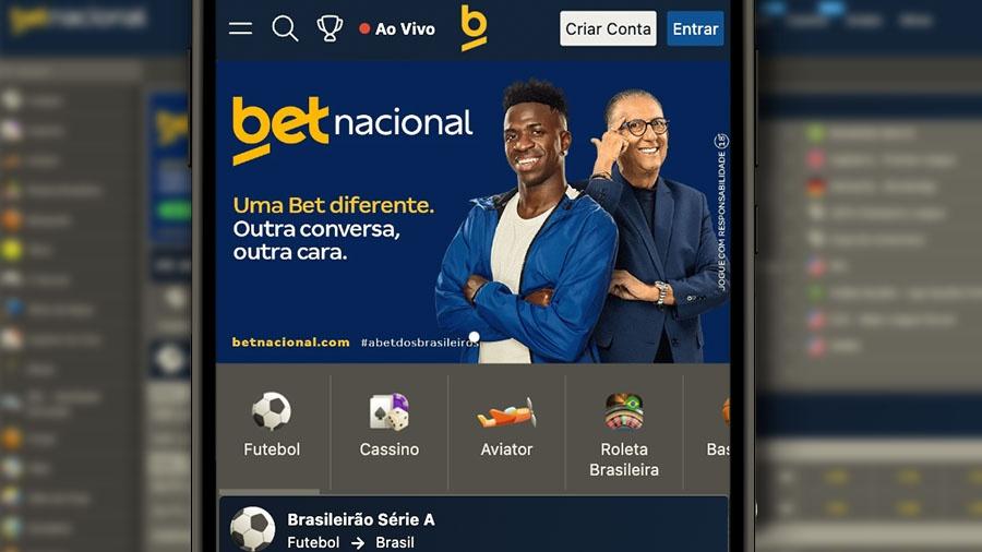 O app Betnacional está disponível para Android