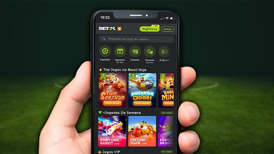 App da Bet7k Brasil.