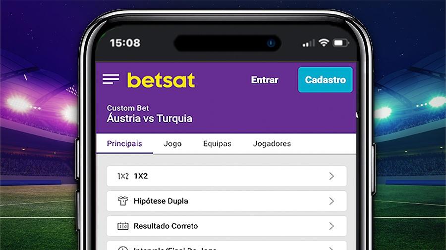 Principais mercados de apostas da Betsat Mobile