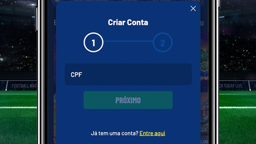 Crie sua conta na Galera Bet diretamente do celular