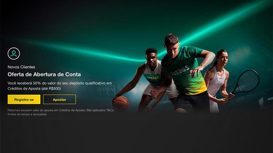 Bônus de primeiro depósito na Bet365