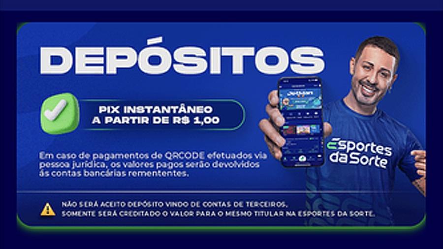 Descubra como depositar na Esportes da Sorte via Pix