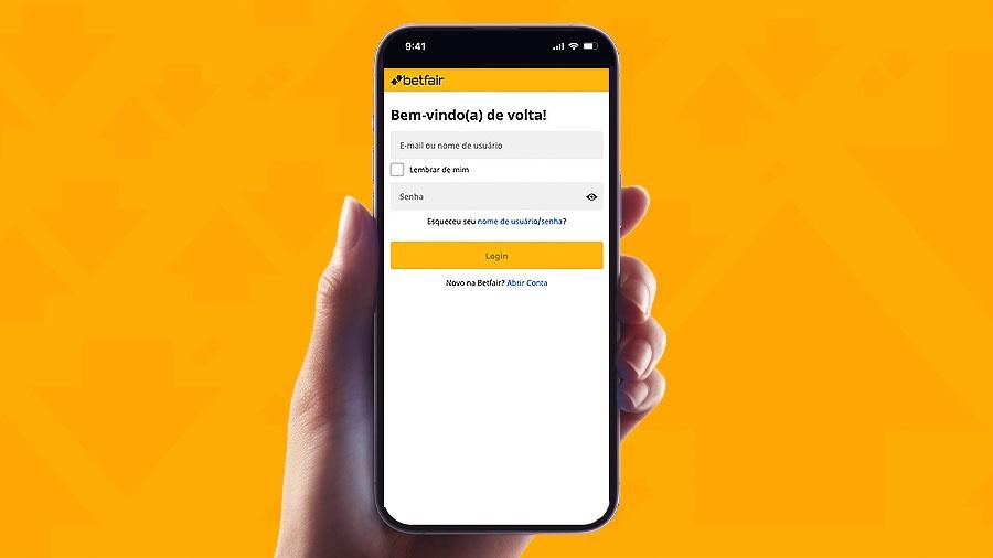 Fazendo o seu cadastro pelo apk da Betfair