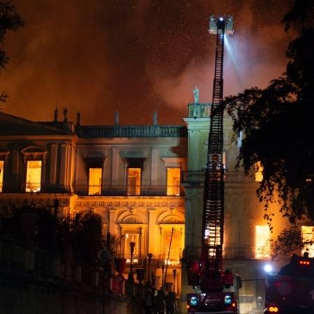 Museu Nacional sofreu um incêndio em 2018 - 
