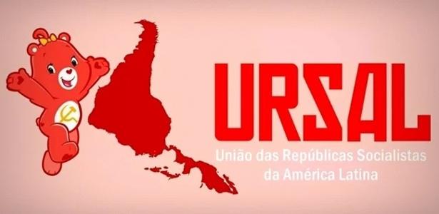 Meme sobre a fictícia União das Repúblicas Socialistas da América Latina (Ursal) - false - false
