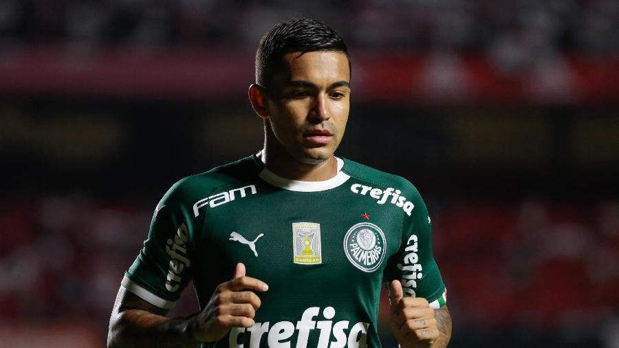 Dudu em ação pelo Palmeiras na temporada passada - 