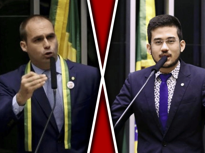 e bolsonaro e kim kataguiri se atacam no twitter e lembram eleicao de maia 03 03 2020 uol noticias