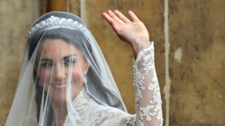 Tiara de Kate Middleton no casamento com o príncipe William