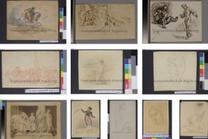 Desenhos ou aquarelas de Picasso, Degas, Delacroix e Cezanne estão entre as 1.406 obras de arte encontrado em Munique - AFP