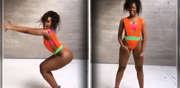 Iza faz ginásticas a la as musas dos anos 80 - Reprodução / Instagram
