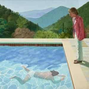 "Retrato de um Artista (Piscina com Duas Figuras)" (1972), David Hockney - Reprodução - Reprodução