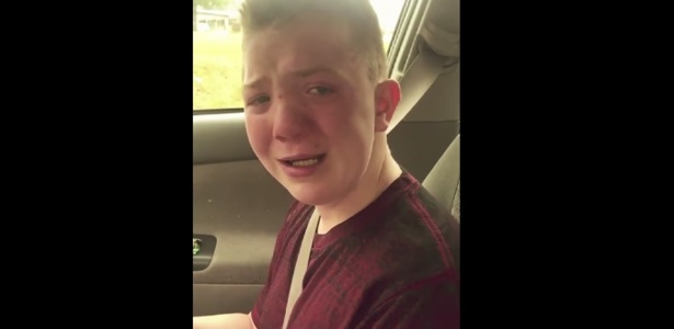 Vídeo de Keaton viralizou após ele relatar que não tem amigos e que é perseguido - Reprodução