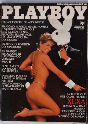 Xuxa na capa da "Playboy" em 1982 - Reinaldo Canato/UOL - Reinaldo Canato/UOL