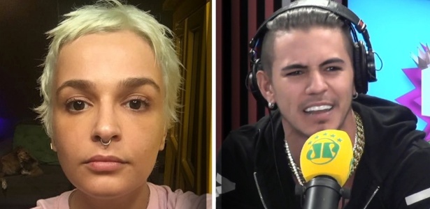 Amanda Ramalho protagonizou uma discussão com Biel, durante o programa "Pânico", na Jovem Pan - Reprodução/Twitter