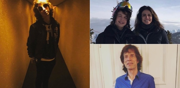 Reprodução/Instagram @lucasjagger, Reprodução/Instagram @lucasjagger e Reprodução/Instagram @mickjagger Reprodução/Instagram @lucasjagger, Reprodução/Instagram @lucasjagger e Reprodução/Instagram @mickjagger