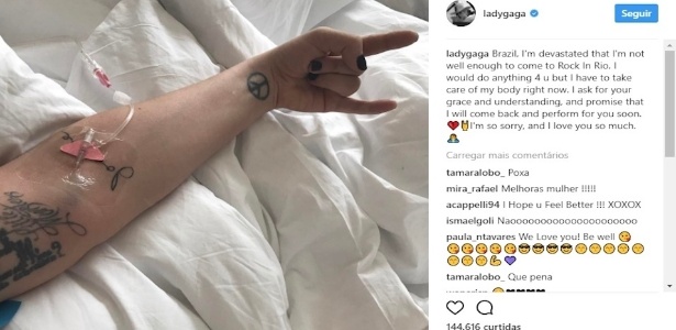 Reprodução/Instagram @ladygaga