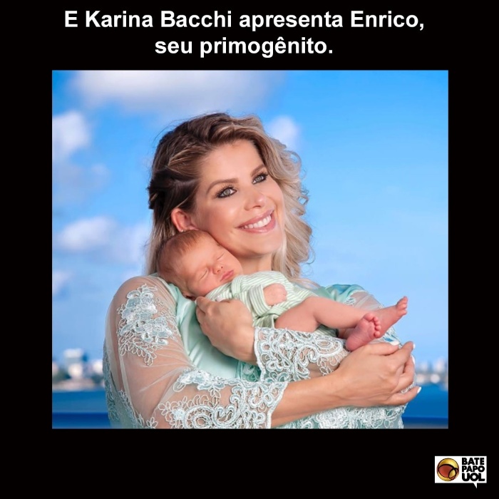 16.ago.2017 - O filhinho de Karina Bacchi disparou o 'fofurômetro' de mais de 410 fãs do Bate-papo UOL no Facebook.
