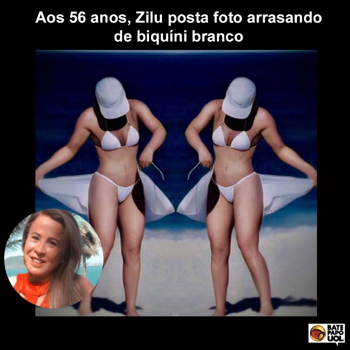 26.abr.2017 - A foto de Zilu (ex-Camargo) arrasando na praia levou mais de 600 reações dos fãs do Bate-papo UOL no Facebook.