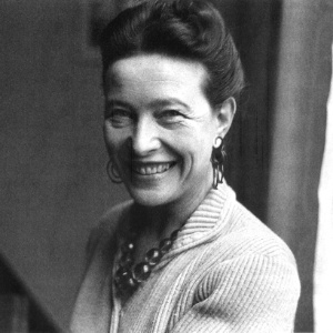 A filósofa Simone de Beauvoir - Reprodução