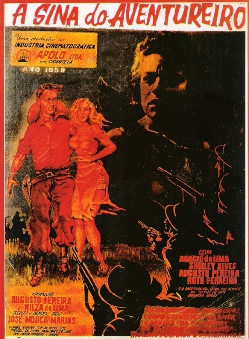 1958 - "A Sina do Aventureiro" foi o primeiro filme do cineasta José Mojica Marins - Reprodução