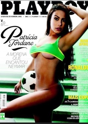 Modelo Patrícia Jordane é capa da edição de junho da revista "Playboy"