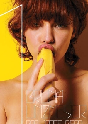 Com 160 exemplares à venda, a revista "#1" traz 60 páginas com um ensaio nu da atriz Bruna Linzmeyer