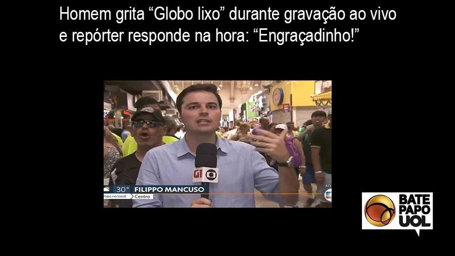 16.dez.2017 - A interrupção em uma transmissão ao vivo da Rede Globo foi o assunto preferido dos fãs do Bate-papo UOL no Facebook.