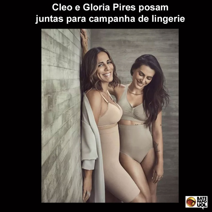 3.mai.2017 - A imagem das belas Glória e Cleo Pires encantou mais de 470 fãs do Bate-papo UOL no Facebook.