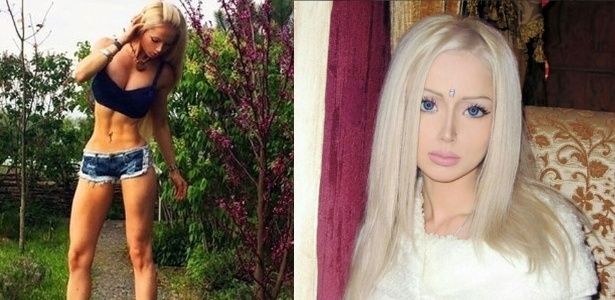 Reprodução/Facebook/Valeria Lukyanova e Reprodução/Instagram @valerialukyanova_official Reprodução/Facebook/Valeria Lukyanova e Reprodução/Instagram @valerialukyanova_official