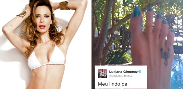 Reprodução/Instagram @lucianagimenez e Reprodução/Twitter @LucianaGimenez Reprodução/Instagram @lucianagimenez e Reprodução/Twitter @LucianaGimenez