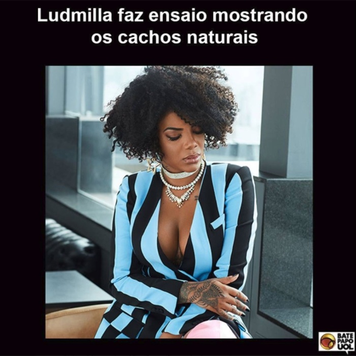 24.nov.2017 - Ludmilla assumiu os cachos naturais e levou mais de 890 reações, comentários e compartilhamentos dos fãs do Bate-papo UOL no Facebook.