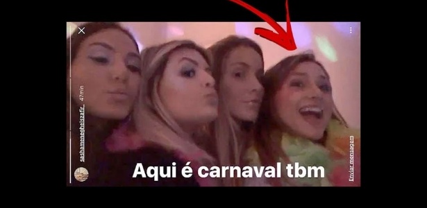 Sasha curte festa em clima de Carnaval com amigas em Nova York