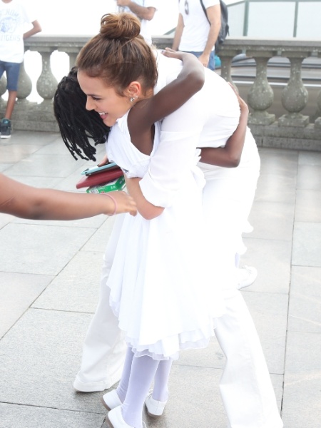 Bruna diz ter achado sua causa ao trabalhar com crianças refugiadas - Roberto Filho/Brazil News - Roberto Filho/Brazil News