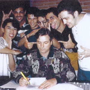 Rick Bonadio com os Mamonas Assassinas - Reprodução - Reprodução