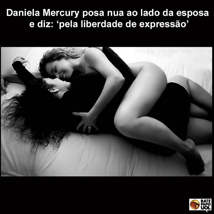 16.out.2017 - A foto de Daniela Mercury com a esposa causou e levou mais 2.600 reações, comentários e compartilhamentos.