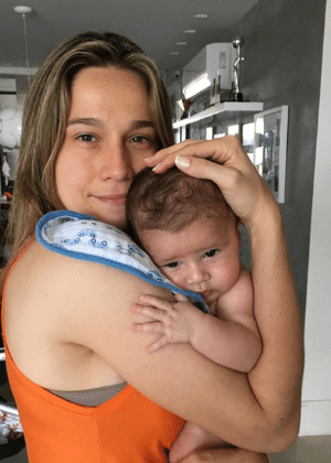 Fernanda Gentil e seu filho Gabriel - Reprodução / Instagram