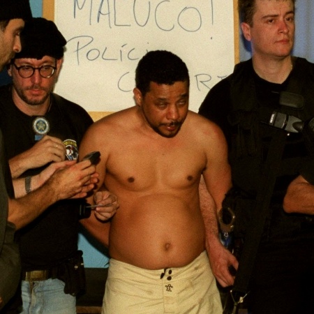 Elias Maluco foi preso em 2002, acusado de matar o jornalista Tim Lopes - Andrea Farias/Agência O Dia