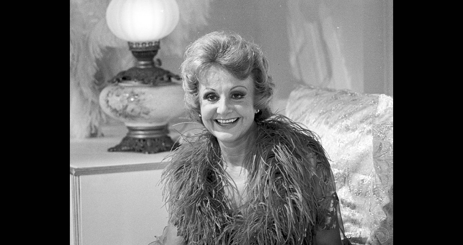 1977 - Eva Todor em "Locomotivas", da TV Globo  - Cedoc/Globo