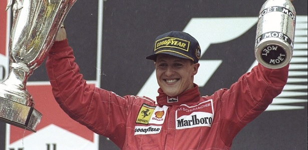Schumacher venceu sete campeonatos mundiais de Fórmula 1 - Reprodução/Ben Radford/Allsport/Getty Images