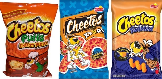 O que você prefere? Cheetos parmesão ou Cheetos requeijão? Versão