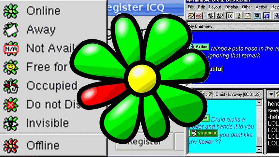 Quem lembra da florzinha do ICQ? - Reprodução/CBC
