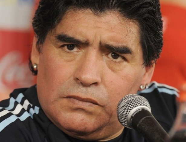 O ex-jogador argentino Diego Maradona - AFP