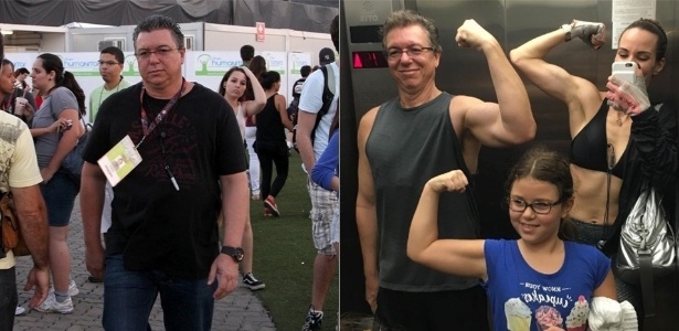 Antes e depois de Boninho com a família - AgNews/Reprodução/Instagram - AgNews/Reprodução/Instagram