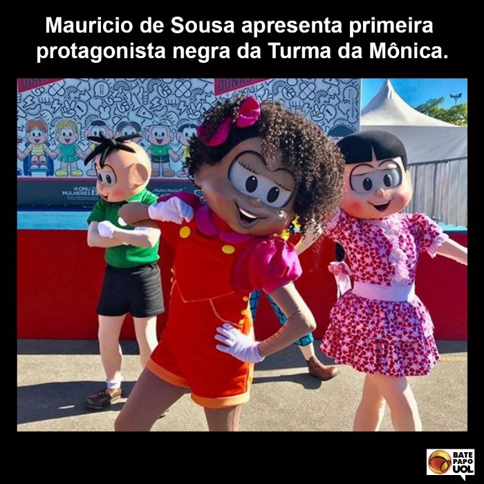 19.dez.2017 - Milena, a nova personagem da Turma da Mônica, levou mais de 590 reações dos fãs do Bate-papo UOL no Facebook.