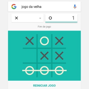 Como jogar o Jogo da Velha secreto do Google