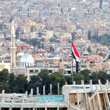 Vista de Damasco, capital da Síria - Ammar Safarjalani/Xinhua