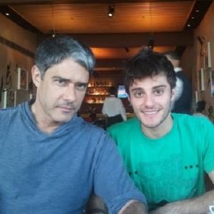William Bonner e Hugo Bonemer (Foto: Rpeordução/Instagram)