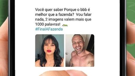 Montagem BOL/Reprodução/Twitter