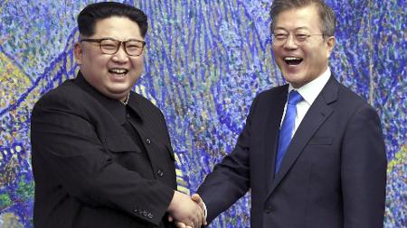 Korea Summit Press Pool via AP