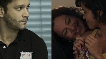 Ionan (Armando Babaioff), Selma (Carol Fazu) e Maura (Nanda Costa) em Segundo Sol (Foto: Reprodução/TV Globo)